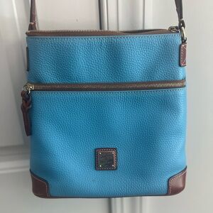 Dooney & Bourke Blue Leather Crossbody bag